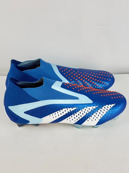 M13, W14 - Adidas Predator Accuracy+ FG Marine Rush Soccer Cleats - Firm Ground